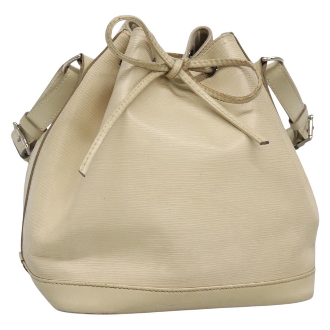 LOUIS VUITTON Epi Petit Noe Shoulder Bag White Yvoire M4084J Made in France (1 of 18)