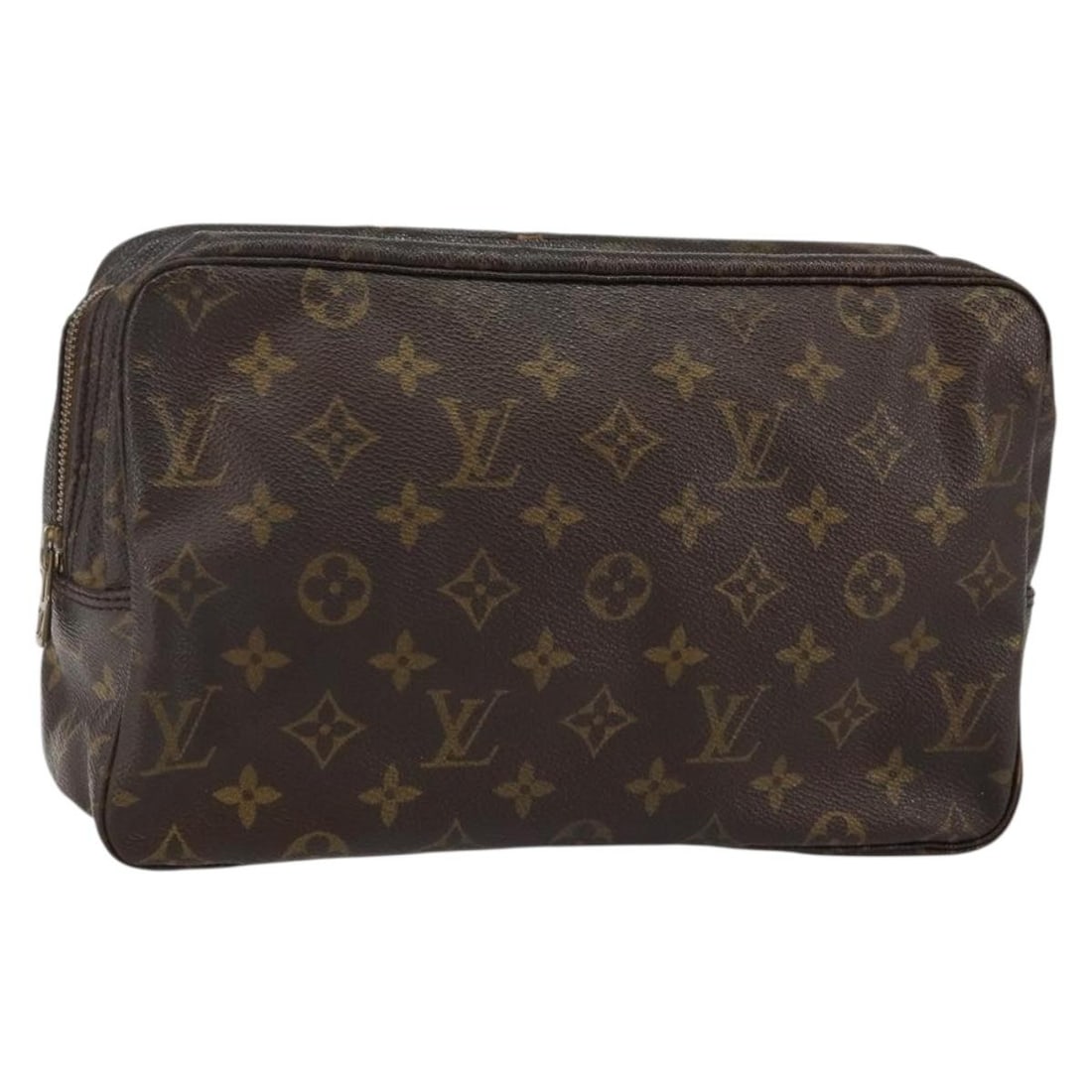 LOUIS VUITTON Monogram Trousse Toilette 28 Clutch Bag M47522 Auth France: LOUIS VUITTON Monogram Trousse Toilette 28 Clutch Bag M47522 Auth France This exquisite LOUIS VUITTON Monogram Trousse Toilette 28 Clutch Bag (Model M47522) showcases the iconic monogram canvas, a sig