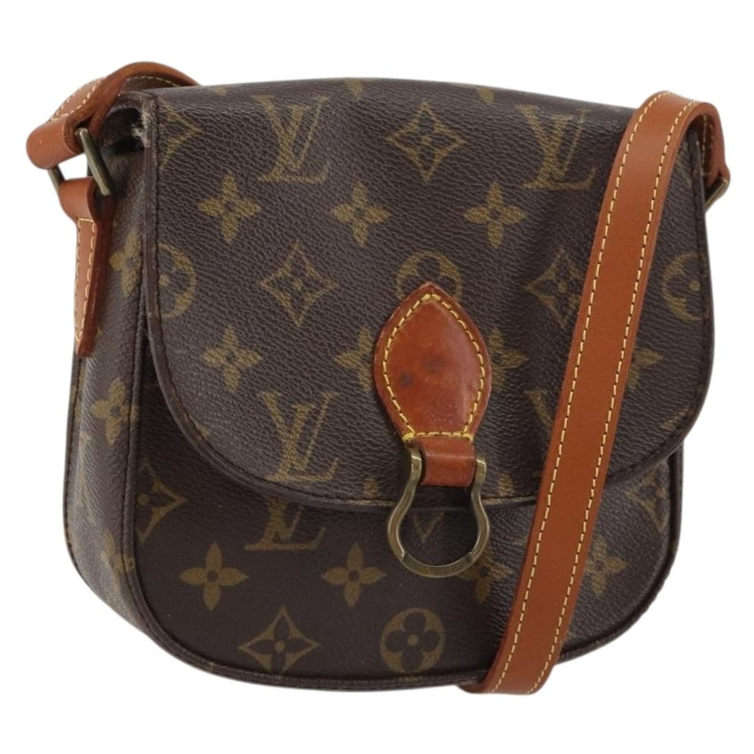 Louis Vuitton Saint Cloud PM Monogram Canvas Bag With Aftermarket Strap M51244 (1 of 18)