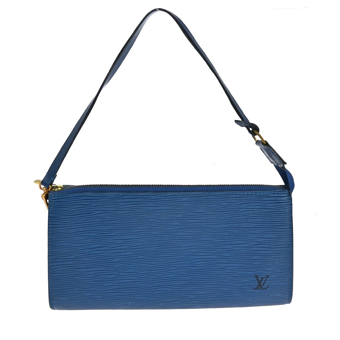 Louis Vuitton Blue Epi Pochette Accessoires Handbag M52955 (1 of 10)