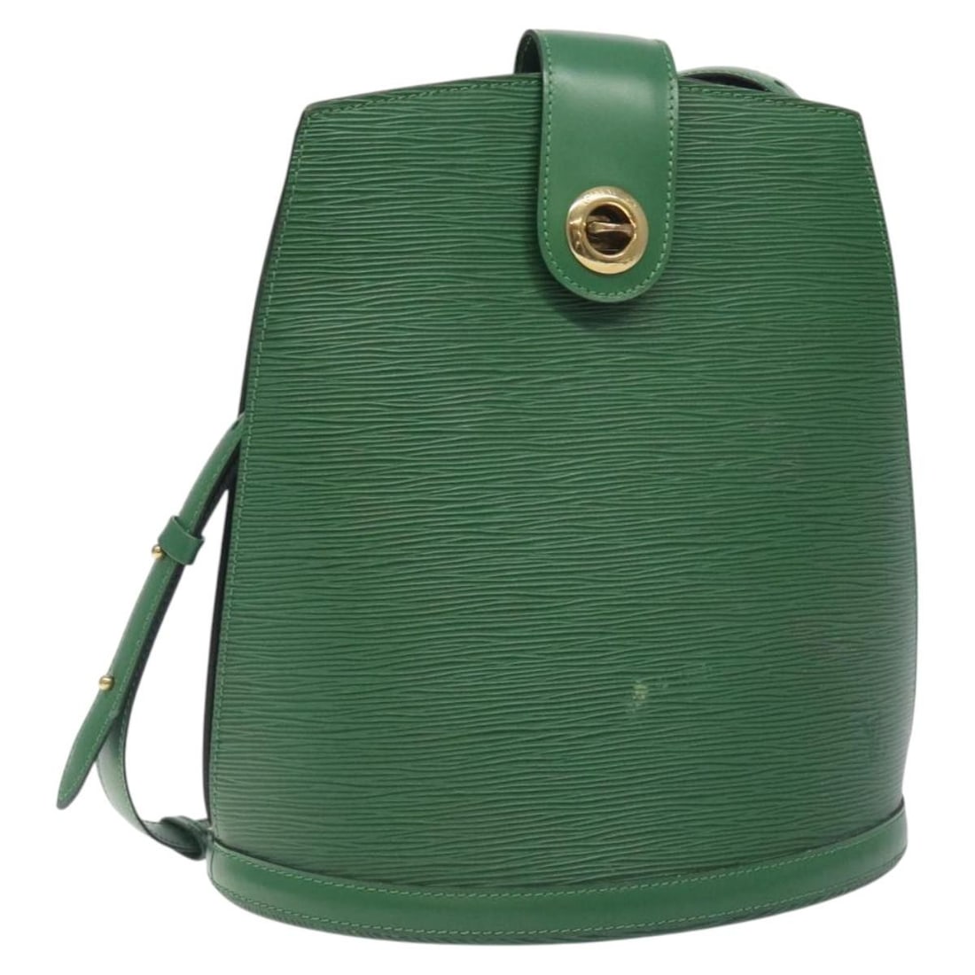 LOUIS VUITTON Epi Cluny Shoulder Bag Green M52254 Made in France: LOUIS VUITTON Epi Cluny Shoulder Bag Green M52254 Made in France The LOUIS VUITTON Epi Cluny Shoulder Bag in a striking green hue combines luxury with functionality. Crafted from durable Epi leather,