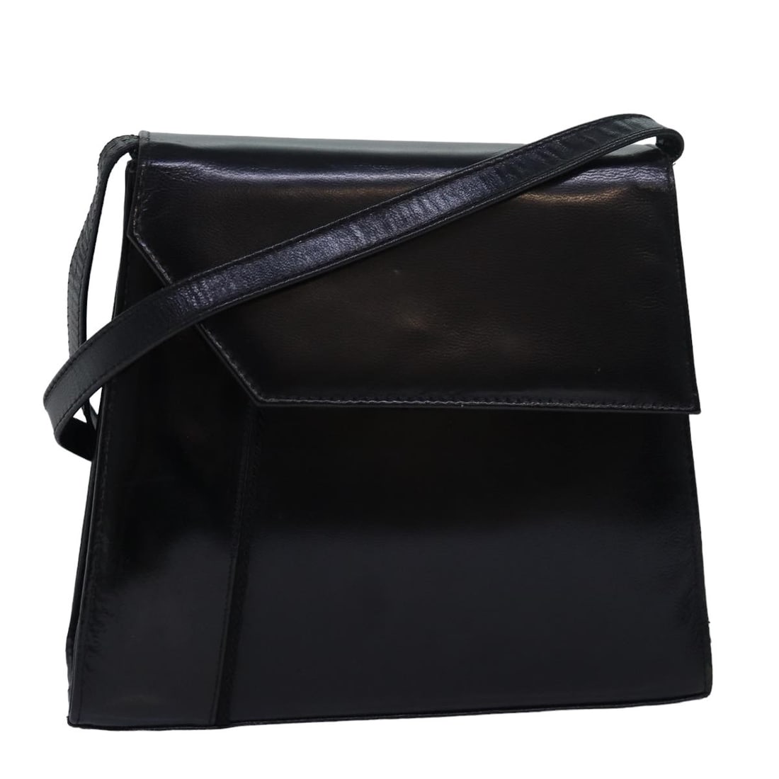 BALLY Black Leather Shoulder Bag Adjustable Strap (1 of 18)