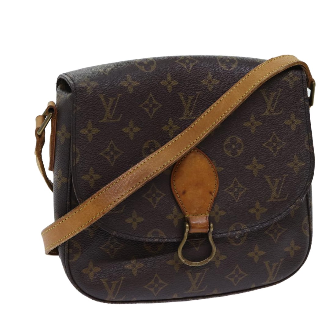 LOUIS VUITTON Monogram Saint Cloud GM Shoulder Bag M51242 Made in France: LOUIS VUITTON Monogram Saint Cloud GM Shoulder Bag M51242 Made in France This Louis Vuitton Monogram Saint Cloud GM Shoulder Bag is a stylish and functional accessory crafted from durable Monogram Can