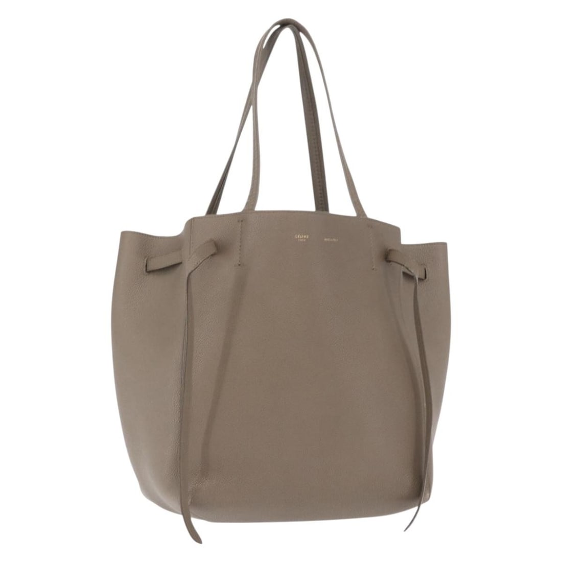 Cabas Phantom Small Gray Leather Handbag by CELINE (1 of 18)