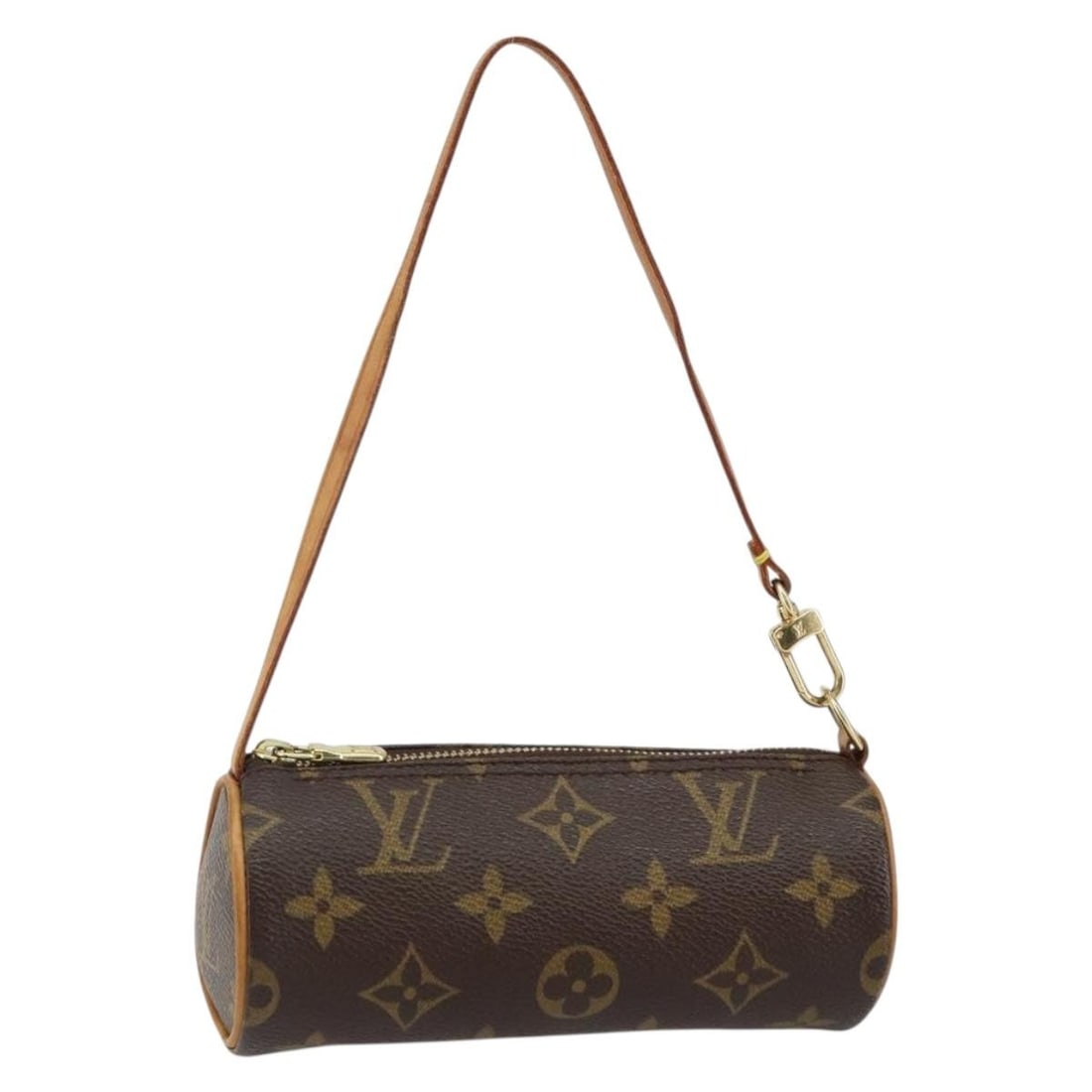 Louis Vuitton Monogram Papillon Pouch Authentic 141444 France: Louis Vuitton Monogram Papillon Pouch Authentic 141444 France This LOUIS VUITTON Monogram Papillon Pouch is an exquisite accessory that showcases the brand's iconic monogram canvas. Crafted in France,