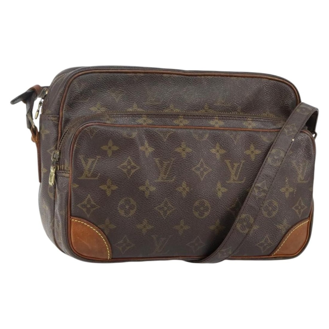 LOUIS VUITTON Monogram Nile Shoulder Bag M45244 Authentic France (1 of 18)
