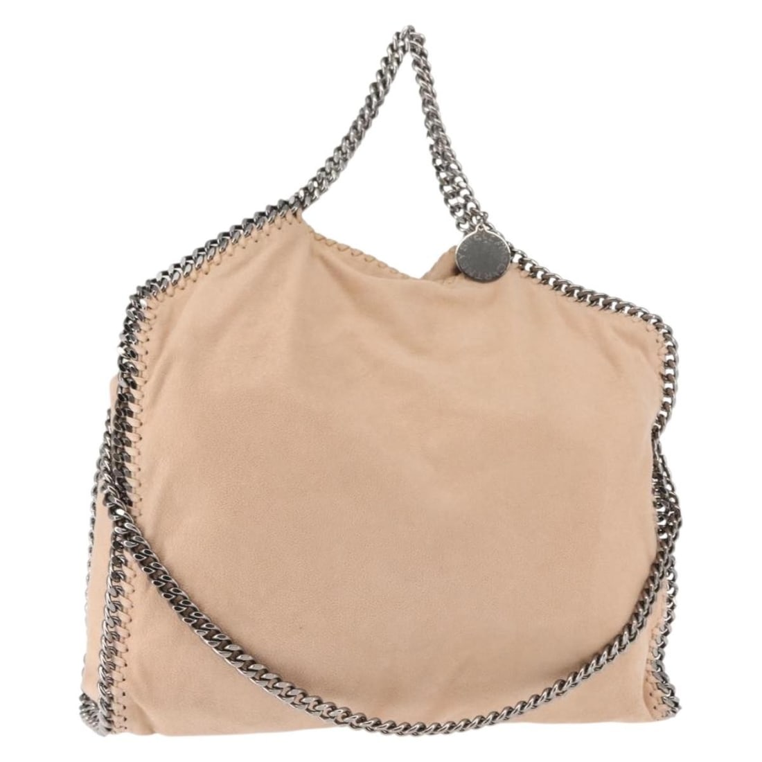 Stella MacCartney Falabella Beige Suede Chain Shoulder Bag Auth Italy (1 of 18)