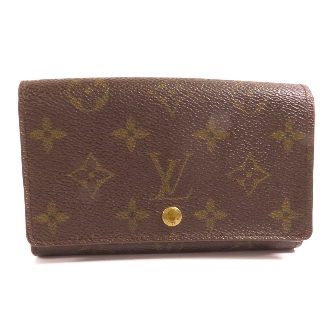 LOUIS VUITTON Monogram GHW Porte Monnaie Billets Tresor Wallet M61730 (1 of 18)