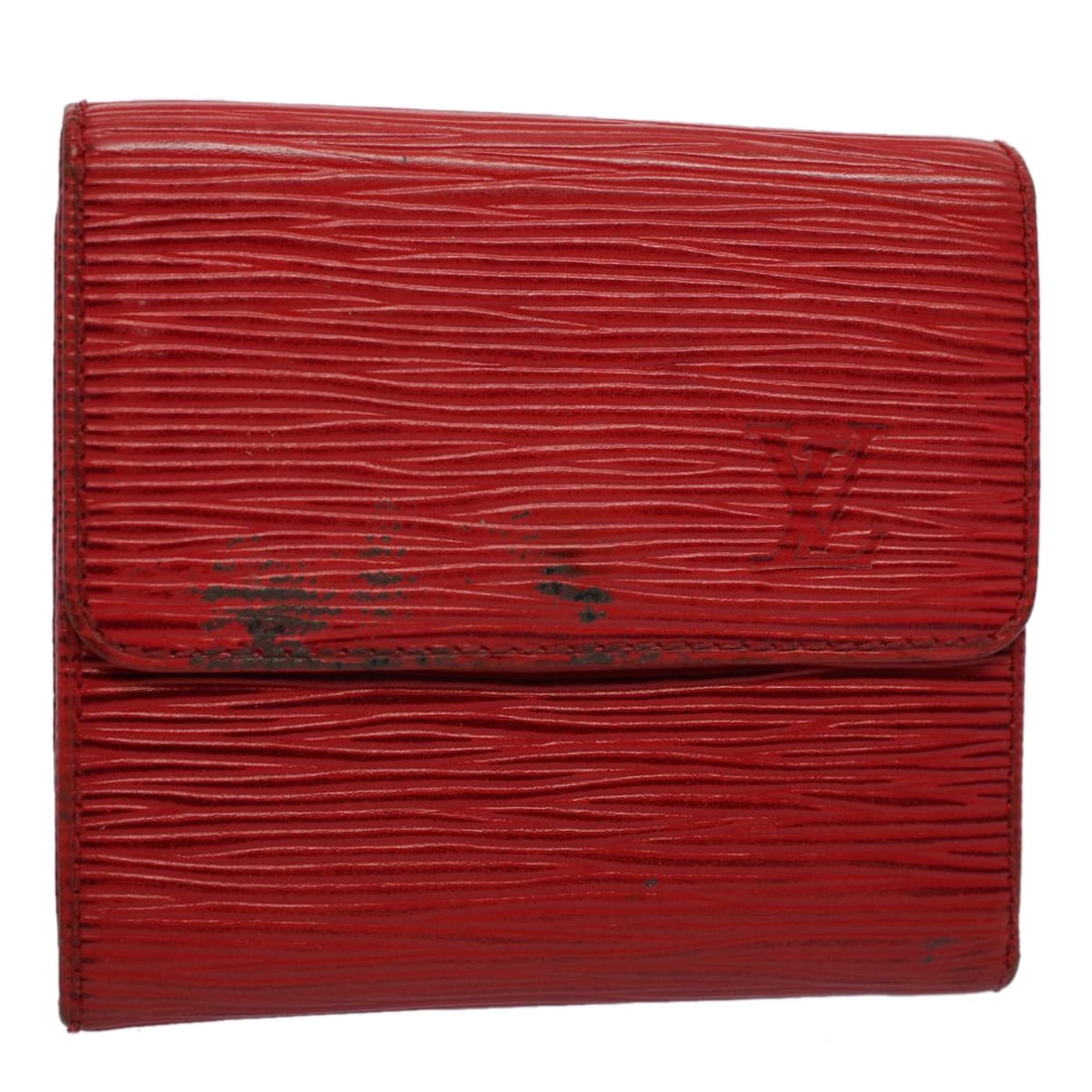LOUIS VUITTON Epi Portefeuille Elise Wallet Red M6363E Made in Spain (1 of 17)