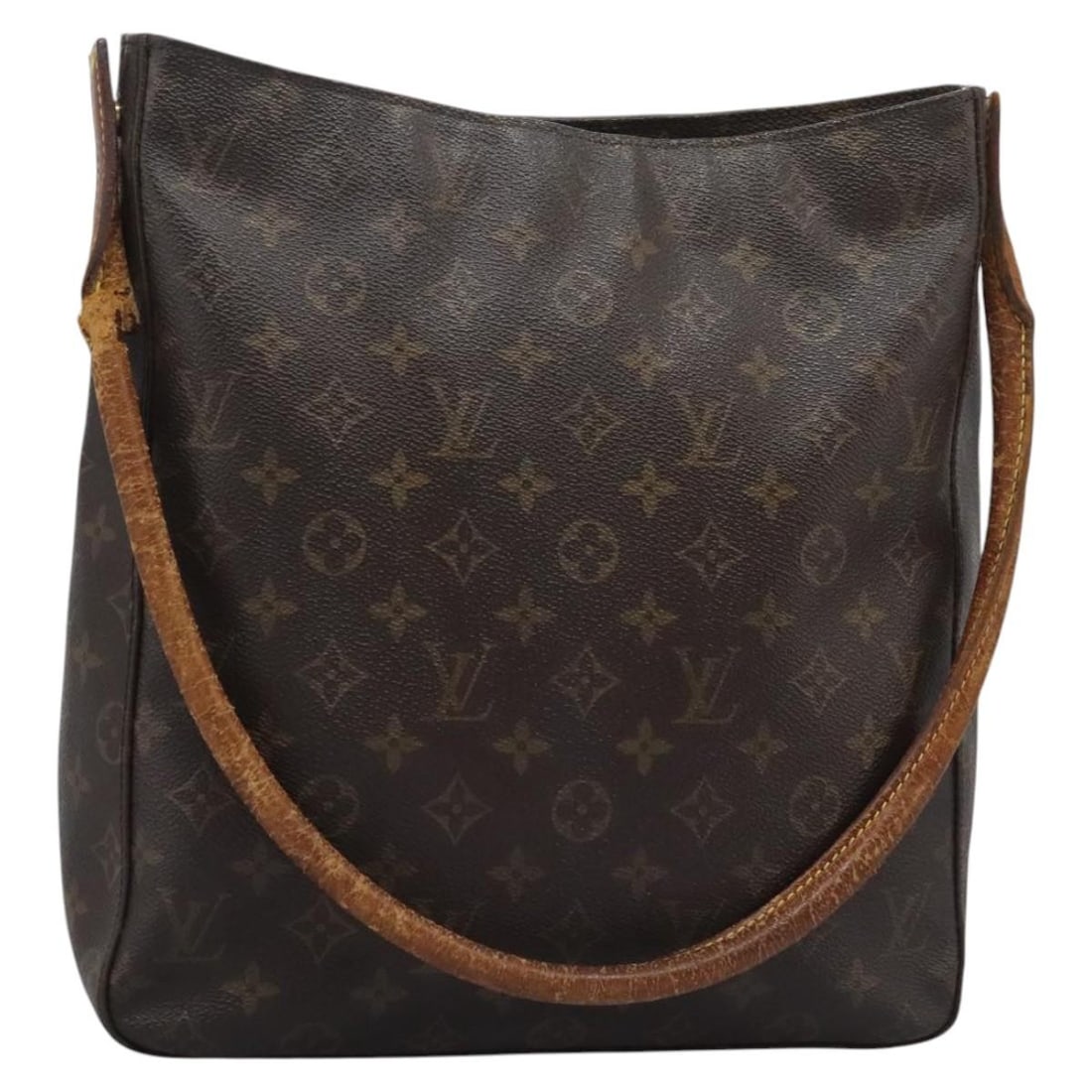 LOUIS VUITTON Monogram Looping GM Shoulder Bag M51145 Auth MI1011 (1 of 18)