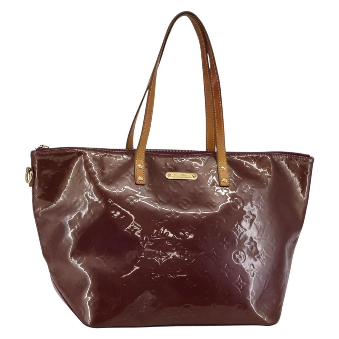 LOUIS VUITTON Monogram Vernis Bellevue GM Tote Bag Violet M93588 France (1 of 18)