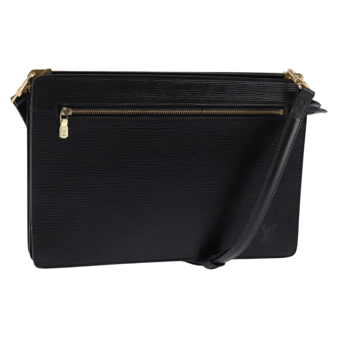 LOUIS VUITTON Epi Angian 2-Way Shoulder Bag Black M52112 Auth (1 of 18)