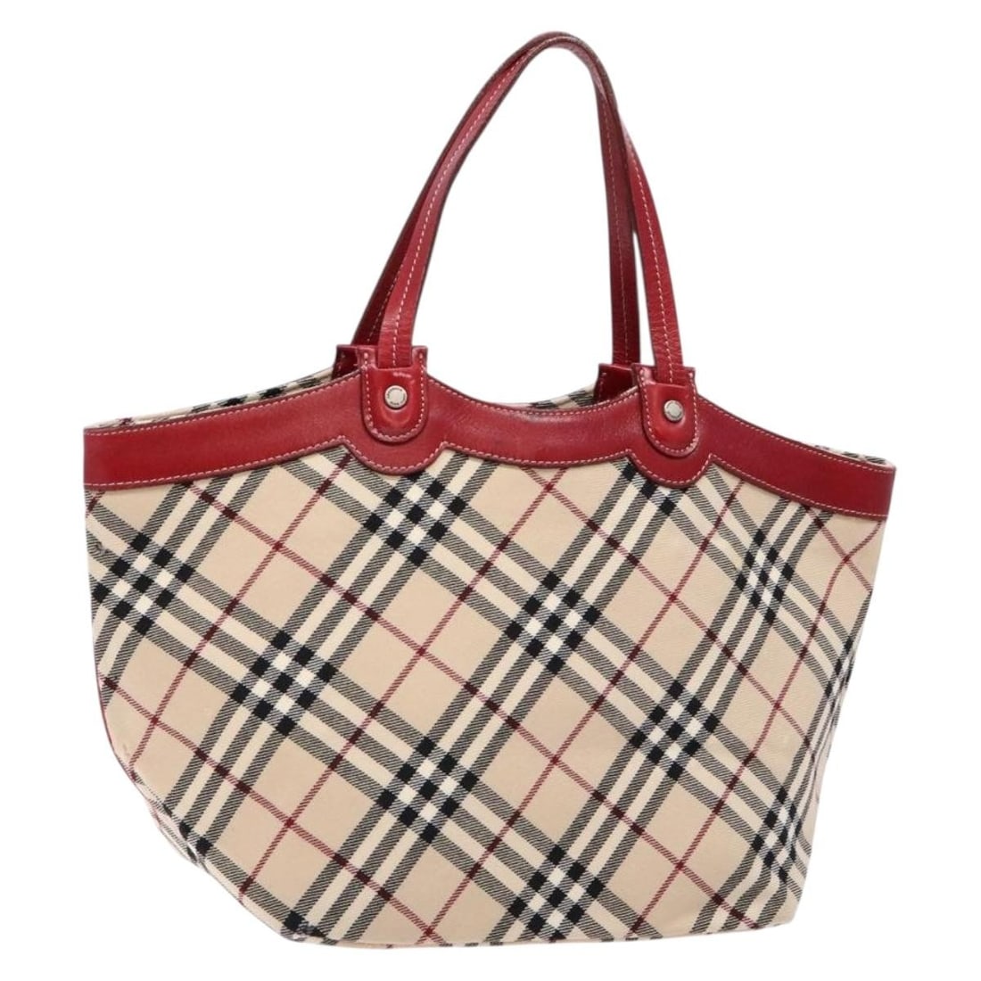 Burberry Nova Check Beige Canvas Tote Bag Auth Japan: Burberry Nova Check Beige Canvas Tote Bag Auth Japan This authentic Burberry Nova Check Tote Bag features a stylish beige canvas exterior, perfect for both casual outings and day-to-day use. With a he