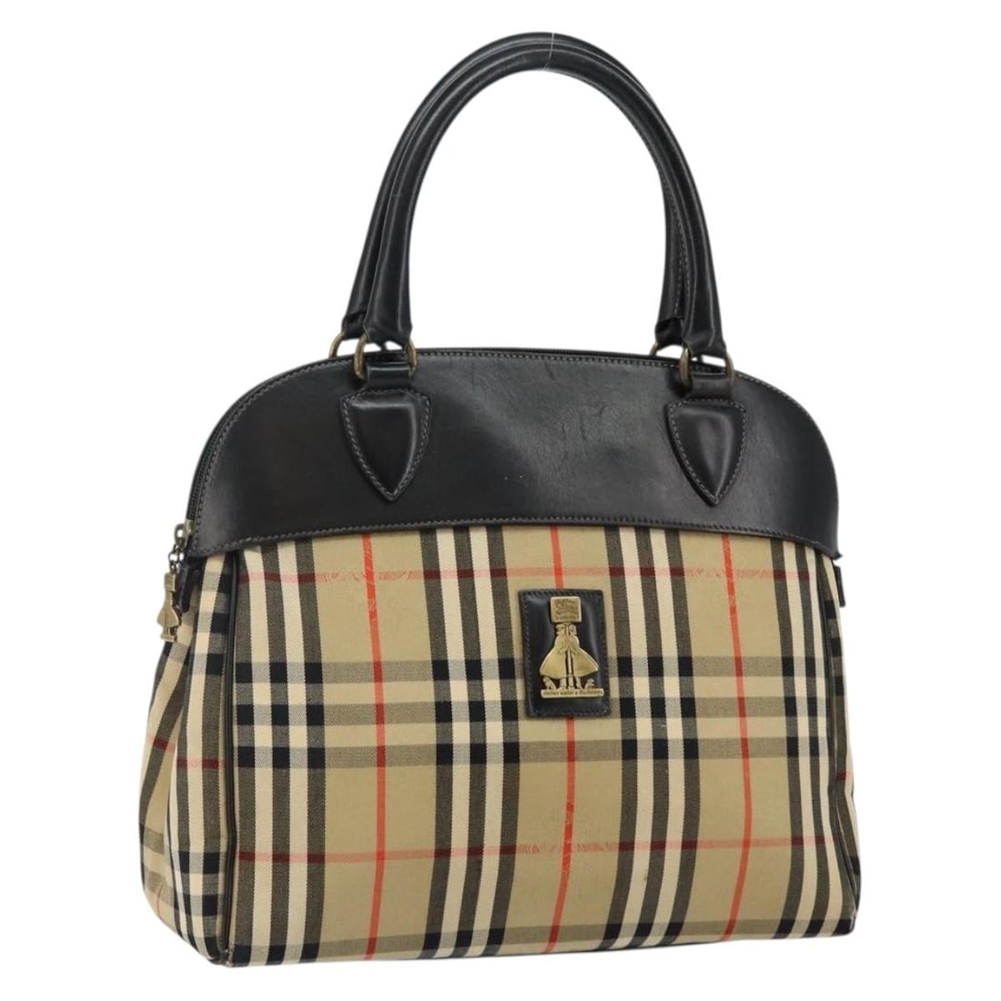 Burberrys Nova Check Hand Bag Beige Canvas Made in Italy: Burberrys Nova Check Hand Bag Beige Canvas Made in Italy This Burberrys Nova Check Hand Bag is a stylish accessory made from durable canvas in a sophisticated beige color. Designed for practicality, i