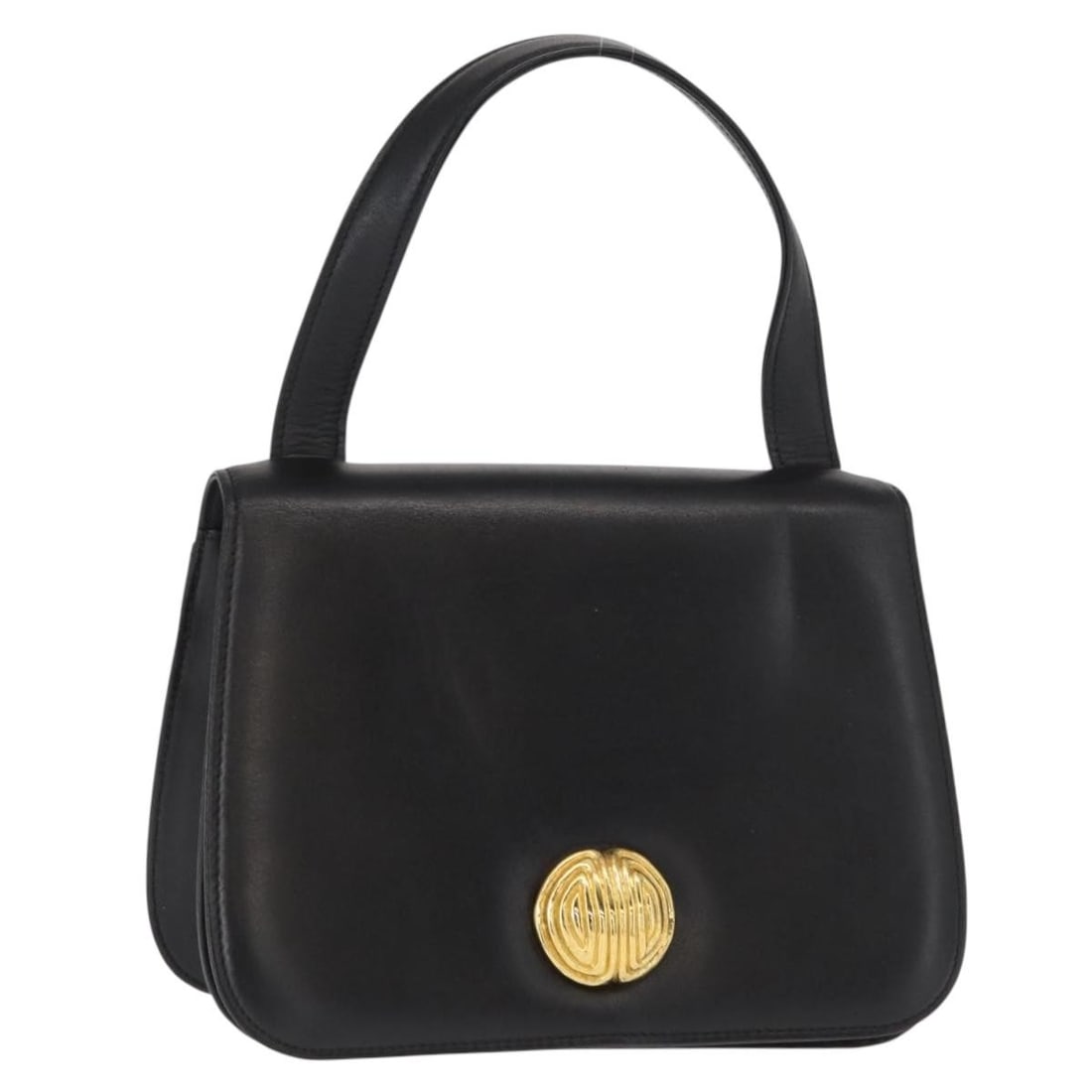 Givenchy Black Leather Handbag with Gold Accents (1 of 18)
