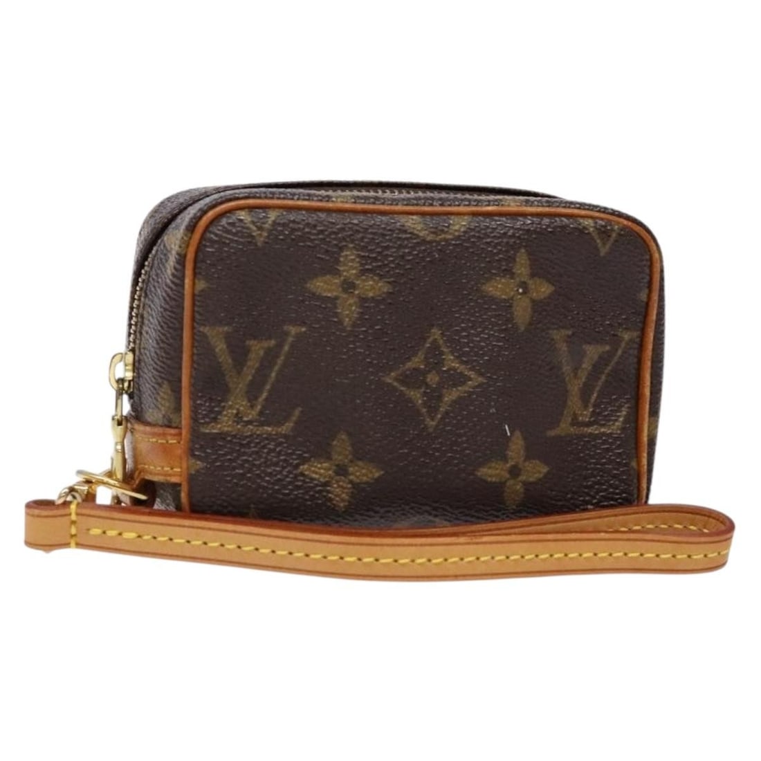 Authentic LOUIS VUITTON Monogram Trousse Wapity Pouch M58030: Authentic LOUIS VUITTON Monogram Trousse Wapity Pouch M58030 Elevate your accessory game with the LOUIS VUITTON Monogram Trousse Wapity Pouch (M58030). Crafted from iconic Monogram Canvas, this stylis