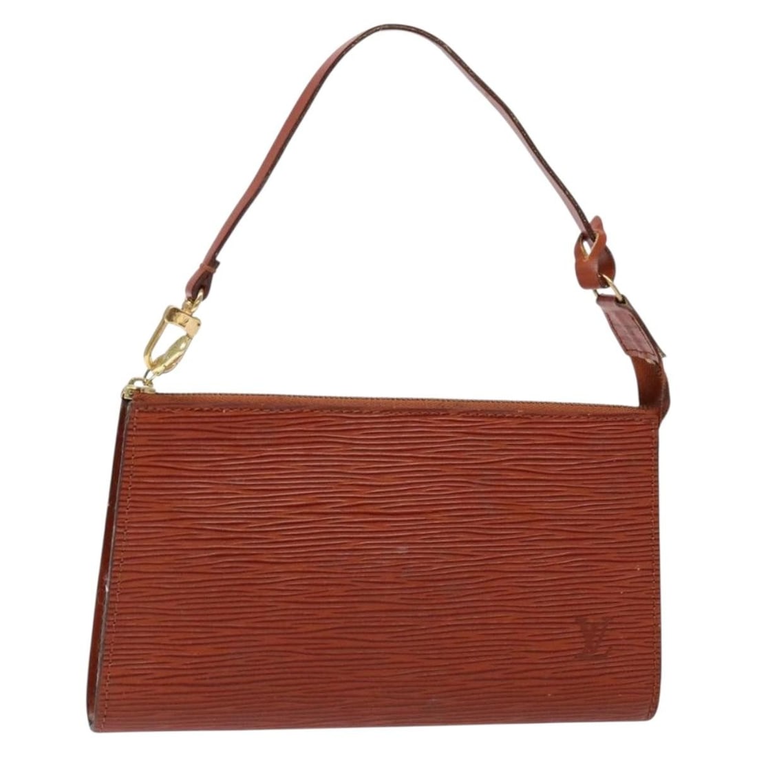 Louis Vuitton Epi Pochette Accessoires Brown M52953 Authentic Pouch (1 of 18)