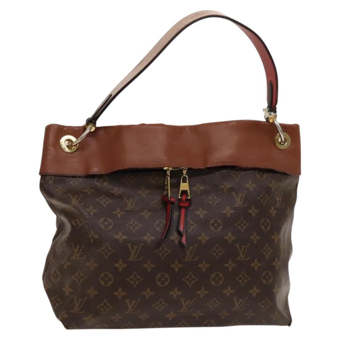 LOUIS VUITTON Monogram Tuyle Lee Hobo Hand Bag M43155 LV Auth: LOUIS VUITTON Monogram Tuyle Lee Hobo Hand Bag M43155 LV Auth This authentic LOUIS VUITTON Monogram Tuyle Lee Hobo Hand Bag (M43155) combines luxury with practicality. Crafted from durable Monogram Ca