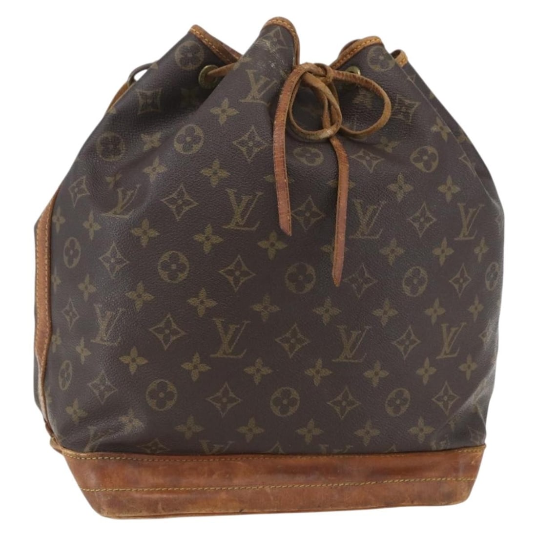 Louis Vuitton Noe Monogram Canvas Shoulder Bag M42224 France: Louis Vuitton Noe Monogram Canvas Shoulder Bag M42224 France This LOUIS VUITTON Noe Shoulder Bag features the iconic Monogram Canvas and is made in France. The bag offers a spacious interior and an ad