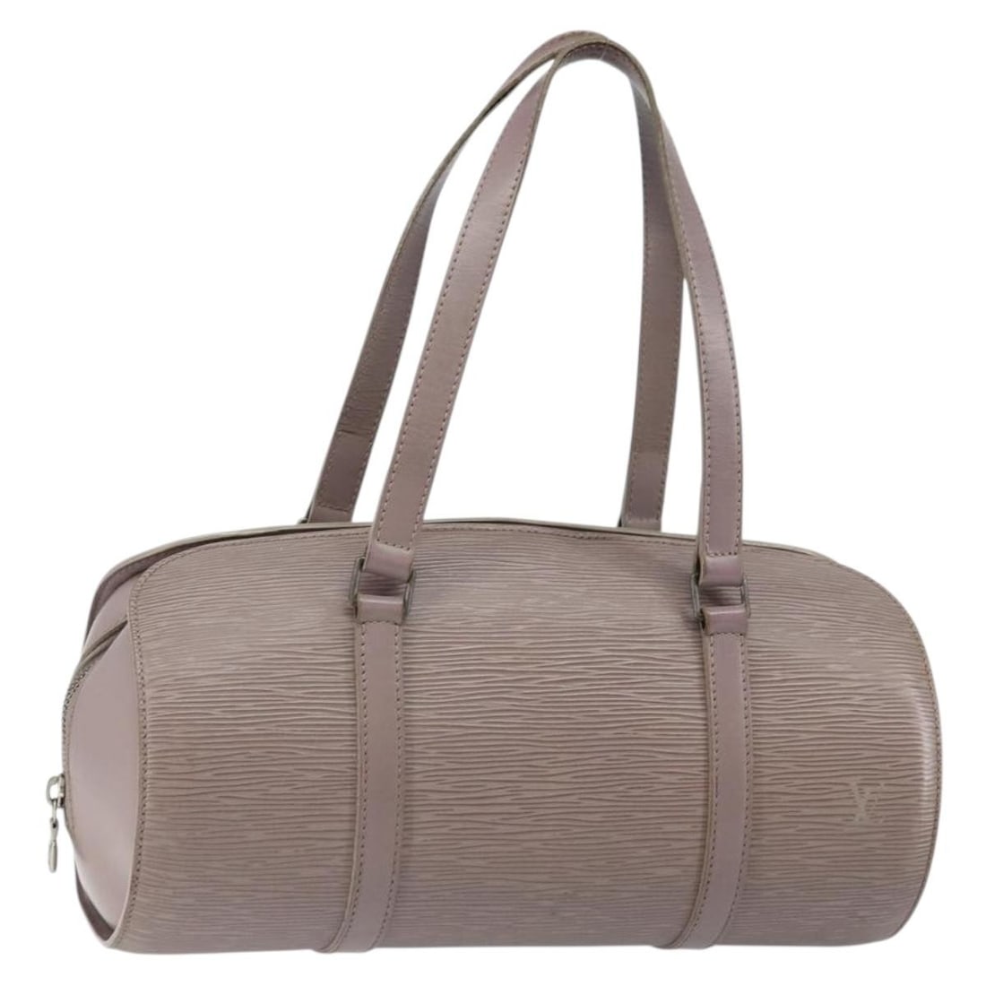 LOUIS VUITTON Epi Soufflot Lilac Hand Bag M5222B Auth: LOUIS VUITTON Epi Soufflot Lilac Hand Bag M5222B Auth Discover the elegance of the LOUIS VUITTON Epi Soufflot Hand Bag in a charming lilac hue. Crafted from durable Epi leather, this handbag is a perf