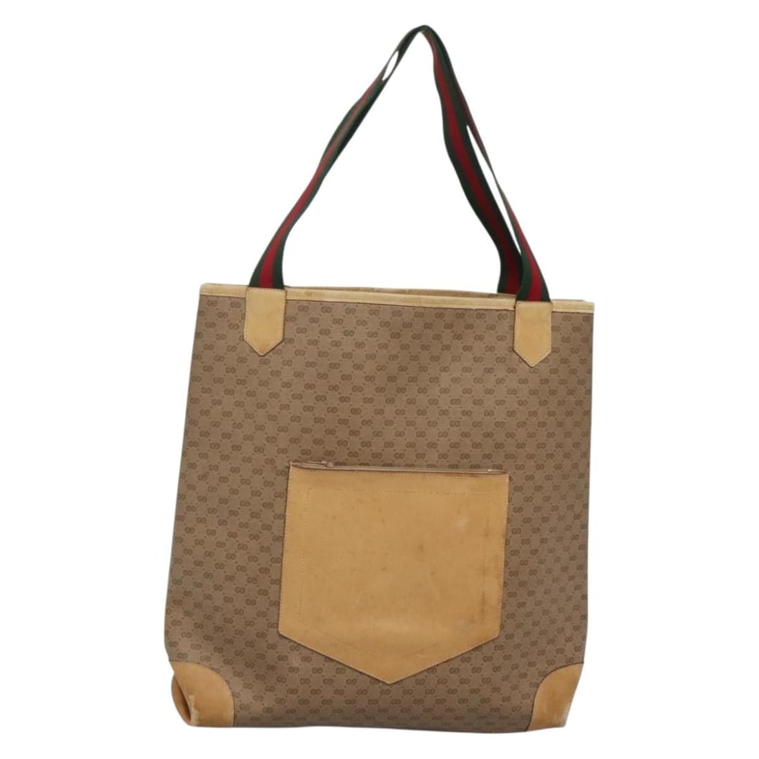 GUCCI Micro GG Supreme Tote Bag PVC Beige Gold 002 904 0222 Authentic: GUCCI Micro GG Supreme Tote Bag PVC Beige Gold 002 904 0222 Authentic This GUCCI Micro GG Supreme Web Sherry Line Bag showcases a stylish blend of functionality and luxury. Crafted from durable PVC le