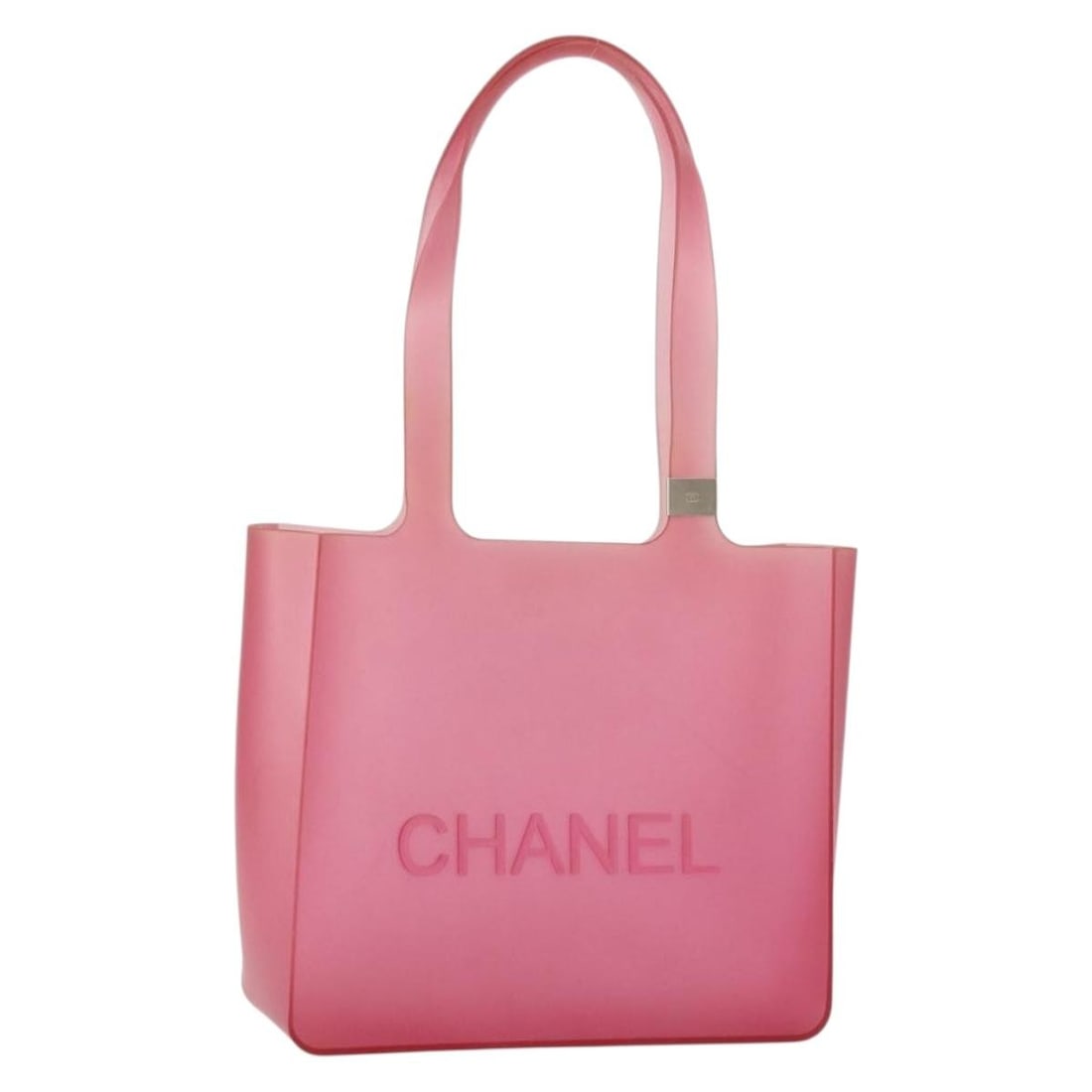 CHANEL Red Rubber Shoulder Bag Auth 144373 Stylish Functional: CHANEL Red Rubber Shoulder Bag Auth 144373 Stylish Functional This authentic CHANEL shoulder bag is crafted from durable rubber in a vibrant red hue, making it a stylish yet practical accessory. The b