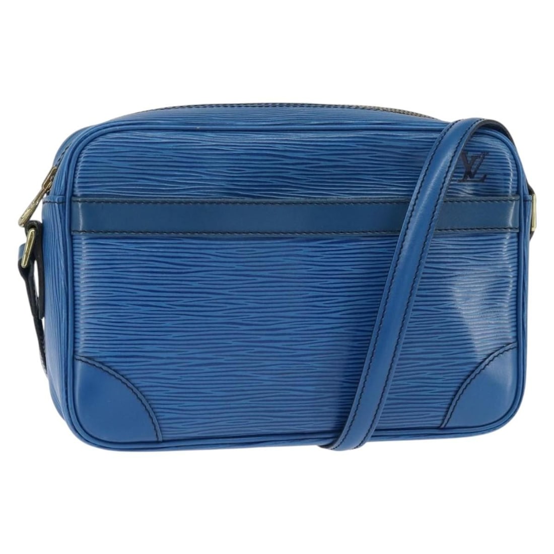 LOUIS VUITTON Epi Trocadero 23 Blue Shoulder Bag M52305 Auth (1 of 18)
