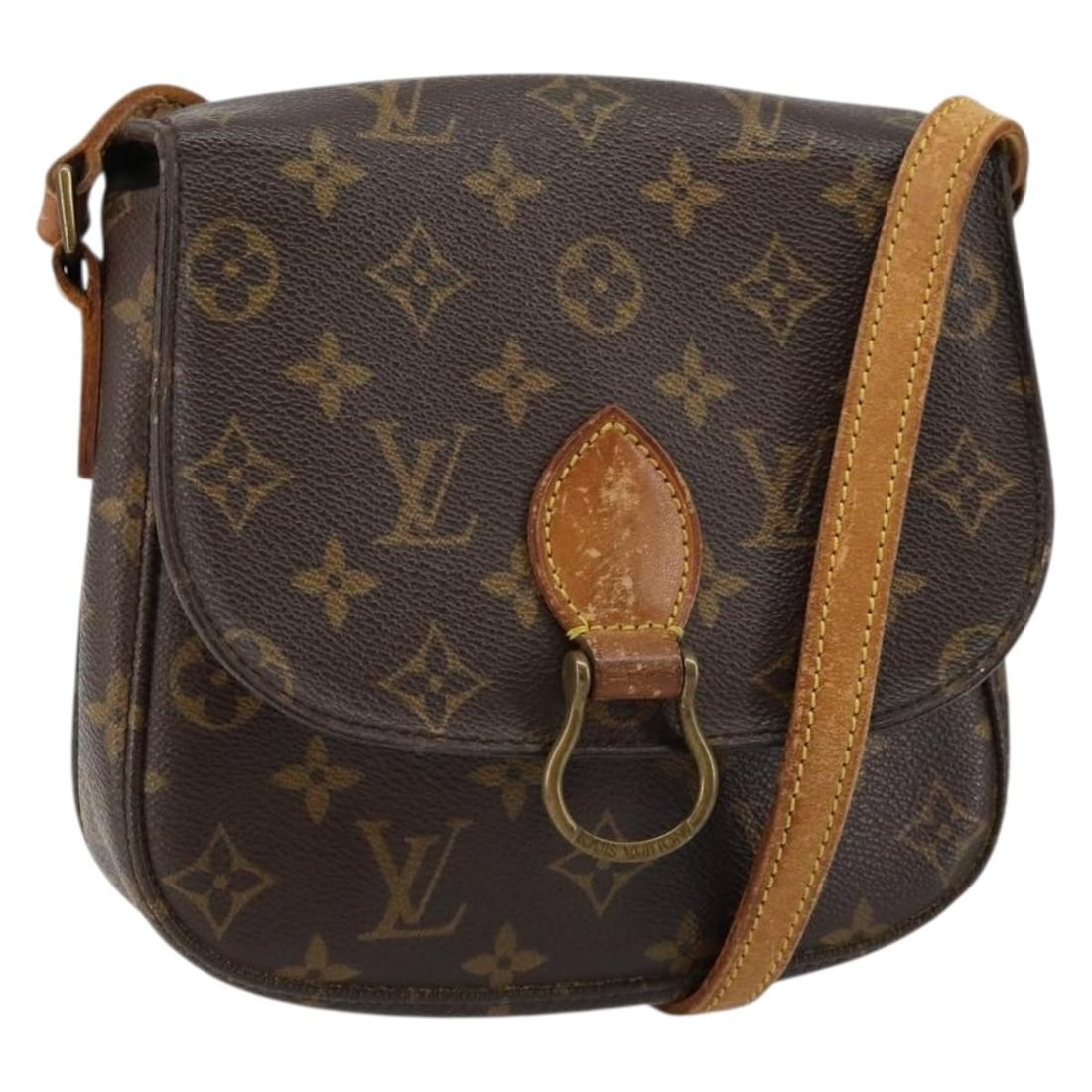LOUIS VUITTON Monogram Saint Cloud MM Shoulder Bag M51243 Authenticated (1 of 18)