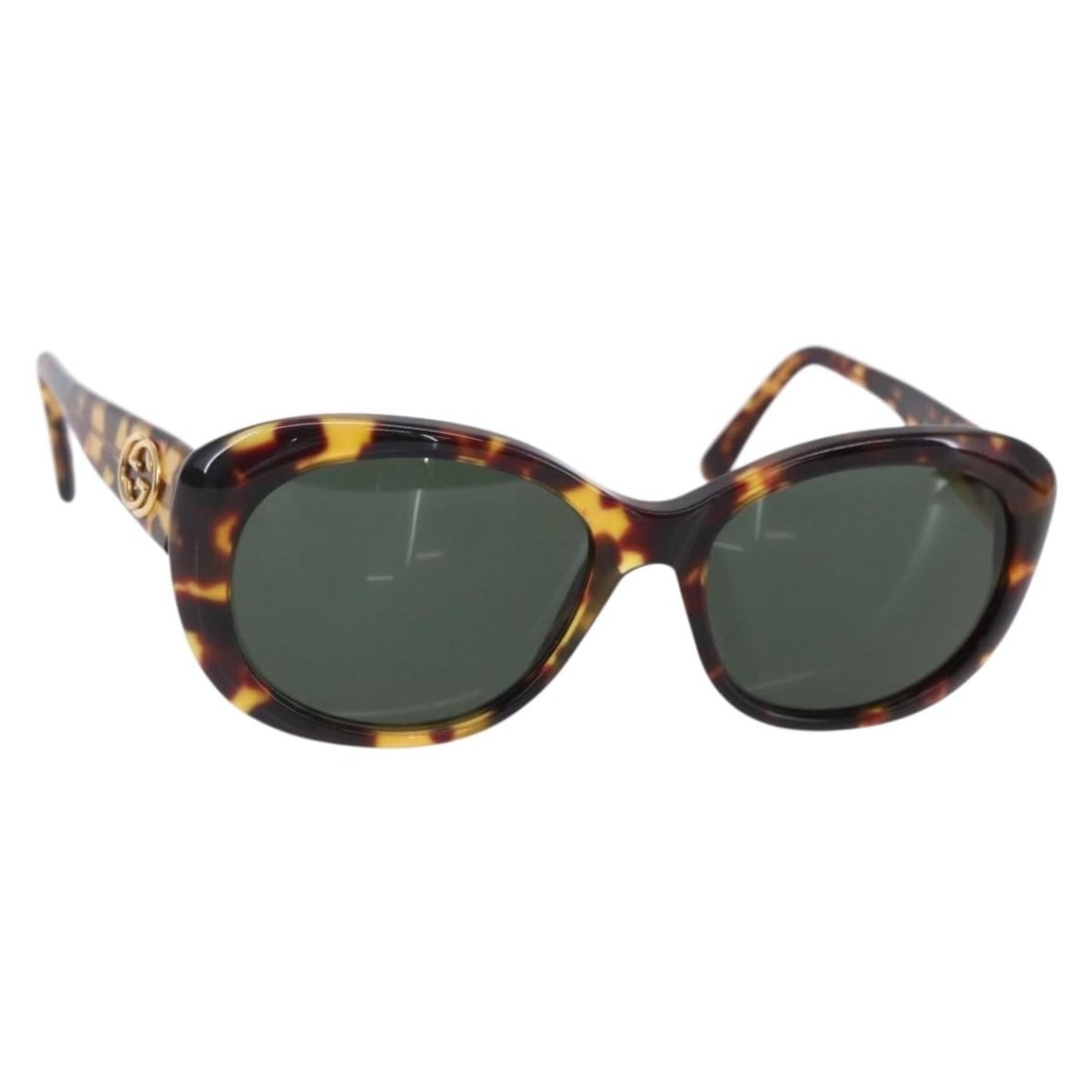 GUCCI Brown Plastic Sunglasses with Case Made in Italy: GUCCI Brown Plastic Sunglasses with Case Made in Italy Discover the elegance of these GUCCI sunglasses, crafted in Italy from high-quality plastic. Featuring a sophisticated brown color, these stylish