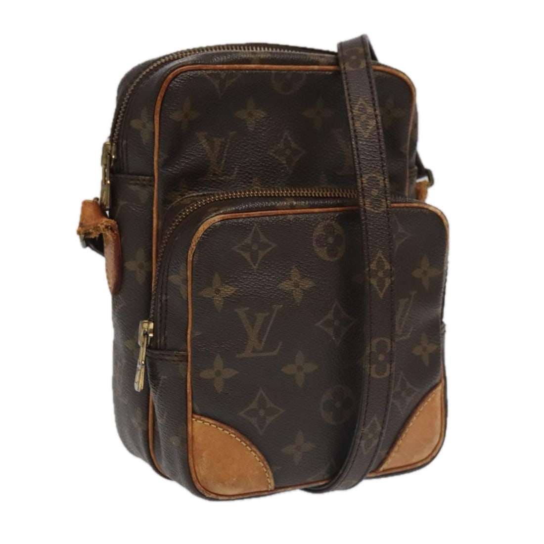 LOUIS VUITTON Monogram Amazon Shoulder Bag M45236 Made in France: LOUIS VUITTON Monogram Amazon Shoulder Bag M45236 Made in France This authentic LOUIS VUITTON Monogram Amazon Shoulder Bag (Model M45236) exemplifies timeless style and functionality. Crafted from dur