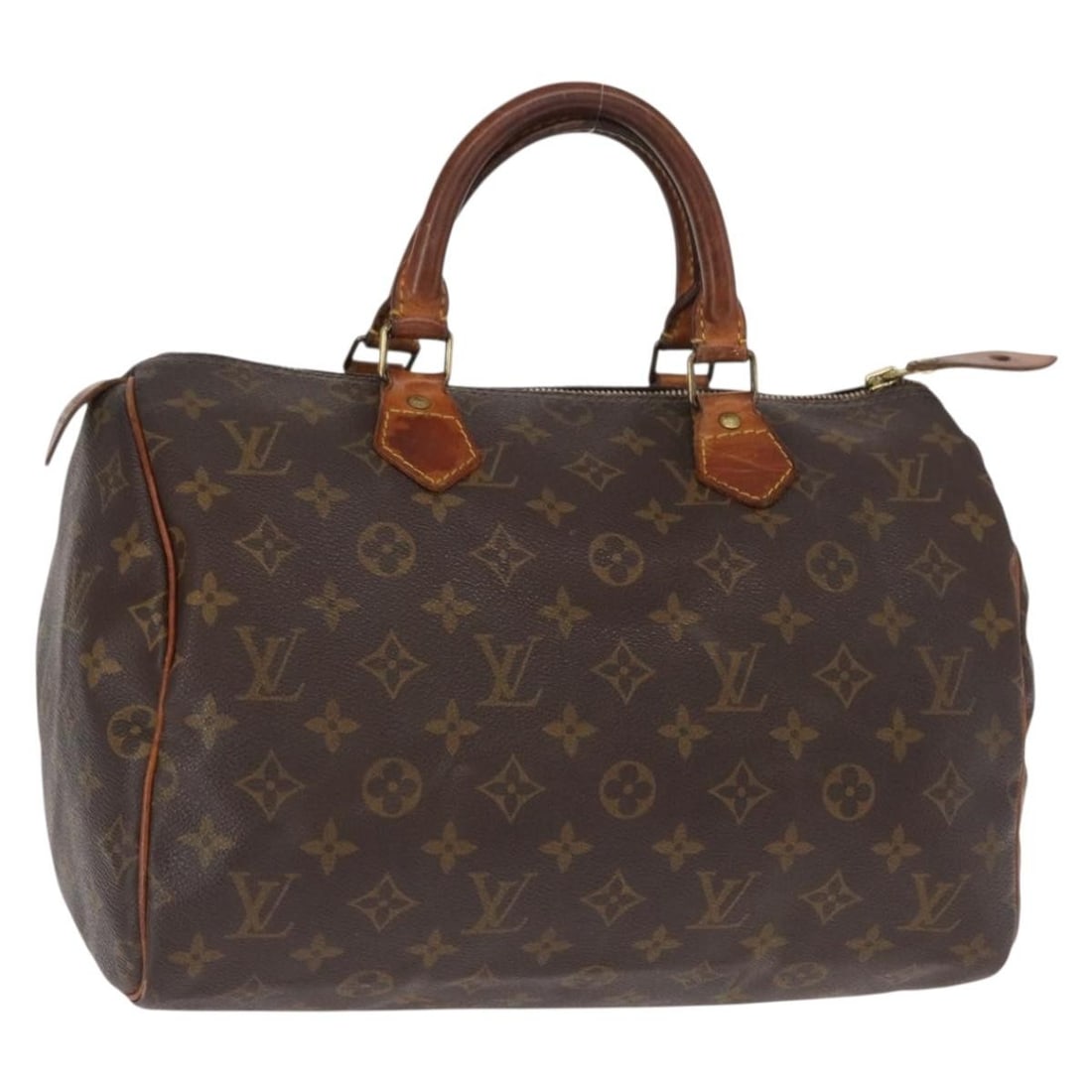 LOUIS VUITTON Monogram Speedy 30 Hand Bag M41526 USA Auth (1 of 18)