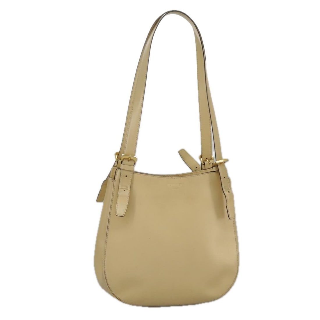 CELINE Beige Leather Shoulder Bag Made in Italy (1 of 18)