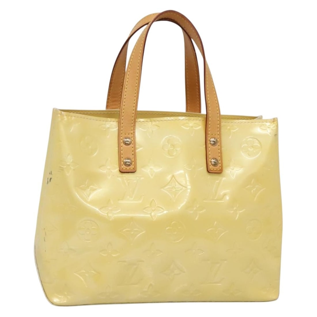 LOUIS VUITTON Monogram Vernis Reade PM Hand Bag Perle M91336 Auth: LOUIS VUITTON Monogram Vernis Reade PM Hand Bag Perle M91336 Auth Elevate your accessory collection with this authentic LOUIS VUITTON Monogram Vernis Reade PM Hand Bag in a striking Perle hue. Crafted