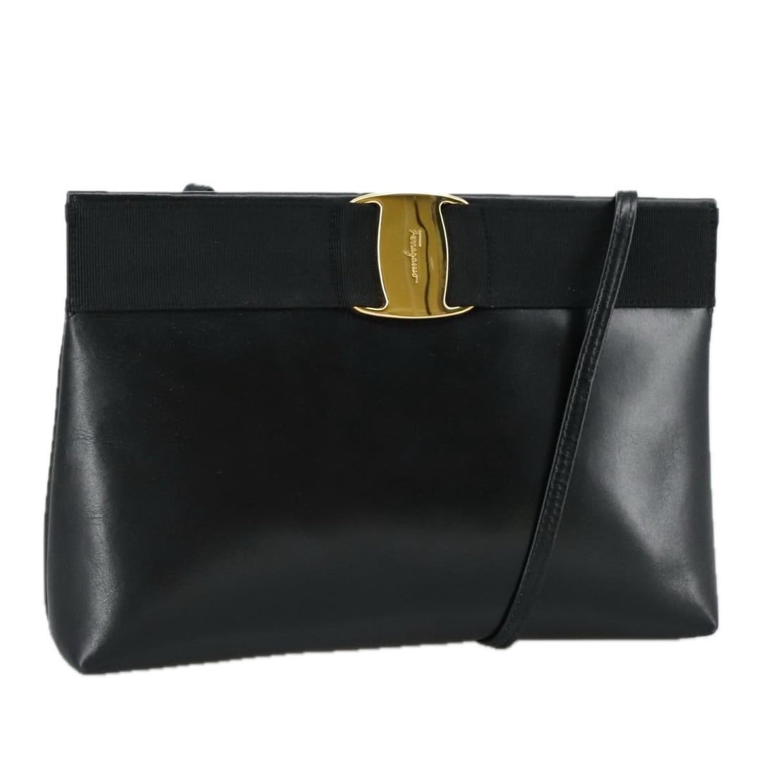 Salvatore Ferragamo Vala Black Leather Shoulder Bag Auth Italy: Salvatore Ferragamo Vala Black Leather Shoulder Bag Auth Italy Discover the elegance of the Salvatore Ferragamo Vala Shoulder Bag, a luxurious accessory that embodies Italian craftsmanship. This styli