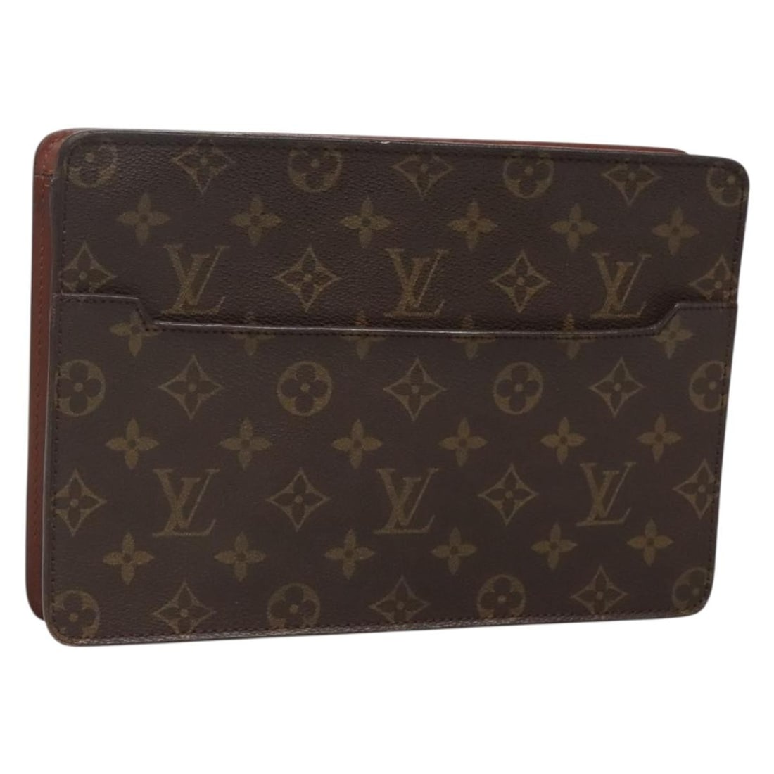 LOUIS VUITTON Monogram Pochette Homme Clutch Bag M51795 Auth: LOUIS VUITTON Monogram Pochette Homme Clutch Bag M51795 Auth This LOUIS VUITTON Monogram Pochette Homme Clutch Bag is a stylish accessory crafted from durable Monogram Canvas. Designed for practicalit