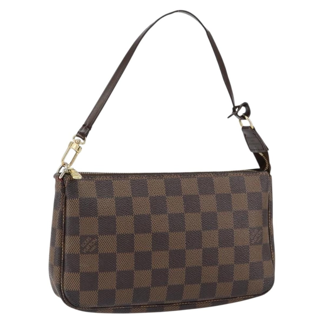 LOUIS VUITTON Damier Ebene Pochette Accessoires Pouch N41206 Auth Spain (1 of 18)