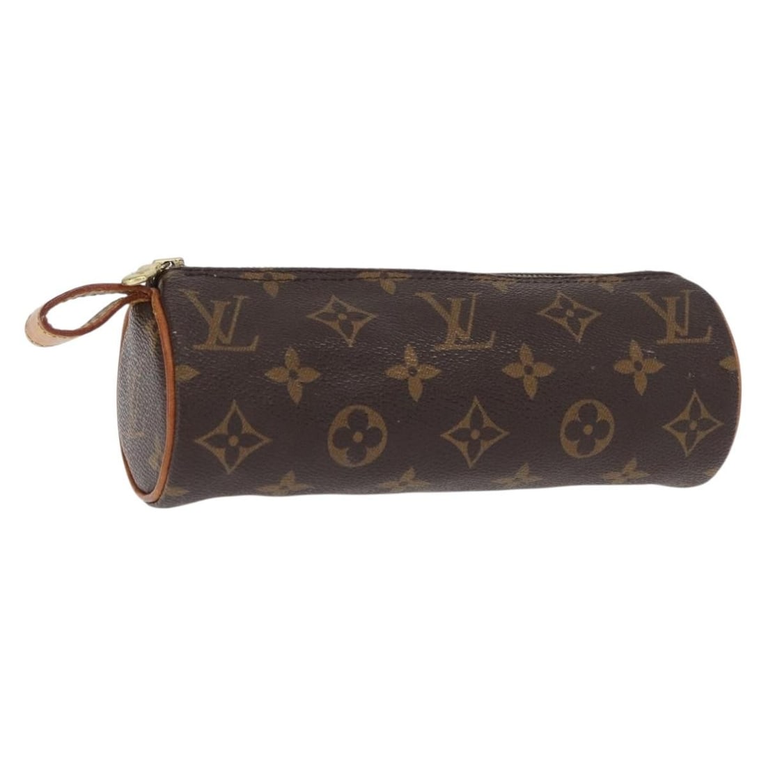 Monogram Canvas Trousse Rondo Pouch by Louis Vuitton M47630 France: Monogram Canvas Trousse Rondo Pouch by Louis Vuitton M47630 France This Louis Vuitton Monogram Trousse Rondo Pouch, model M47630, features the iconic Monogram canvas exterior in a classic round design