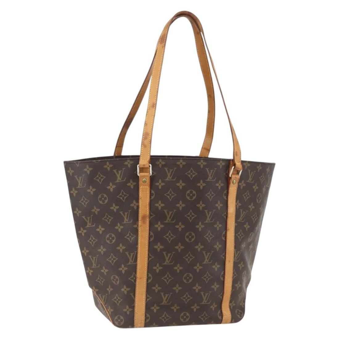 Louis Vuitton Monogram Canvas Sac Shopping Tote M51108 Shoulder Bag: Louis Vuitton Monogram Canvas Sac Shopping Tote M51108 Shoulder Bag This Louis Vuitton Monogram Sac Shopping Tote Bag, model M51108, is crafted from signature monogram canvas and was made in France. T