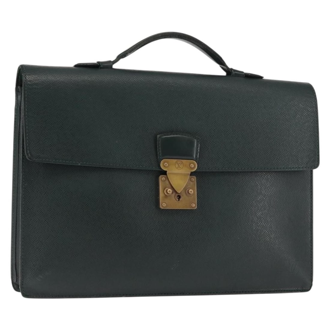 LOUIS VUITTON Taiga Serviette Kourad Business Bag Epicea T16786 Auth (1 of 18)