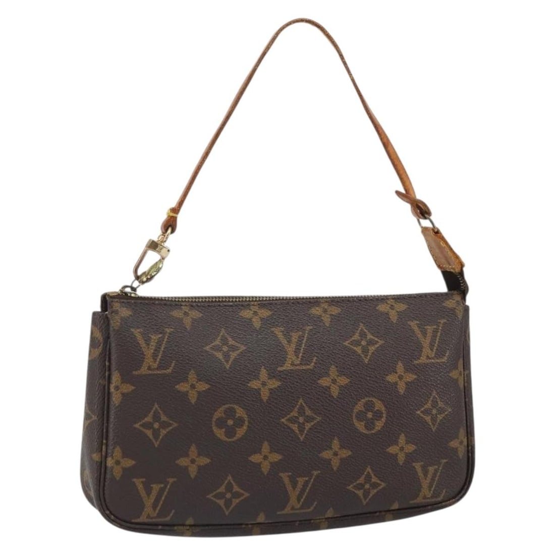 Monogram Canvas Pochette Accessoires Bag M51980 by Louis Vuitton: Monogram Canvas Pochette Accessoires Bag M51980 by Louis Vuitton This is a Louis Vuitton Monogram Pochette Accessoires pouch, model M51980. Crafted from signature Monogram Canvas, it features a classi