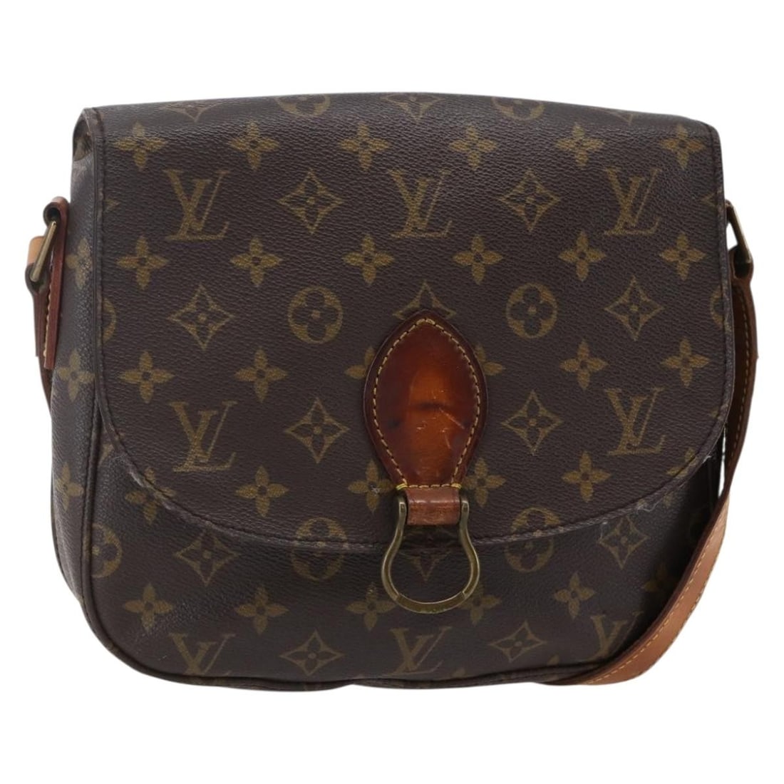 LOUIS VUITTON Monogram Saint Cloud GM Shoulder Bag M51242 Auth: LOUIS VUITTON Monogram Saint Cloud GM Shoulder Bag M51242 Auth Elevate your style with the authentic LOUIS VUITTON Monogram Saint Cloud GM Shoulder Bag, model M51242. Crafted in France from durable Mo