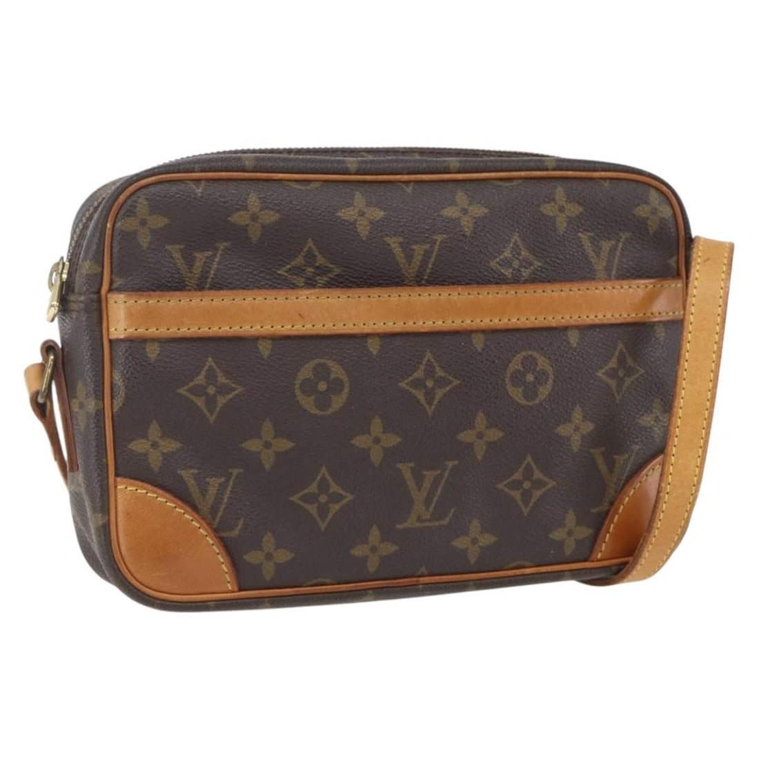 Louis Vuitton Trocadero 23 Monogram Canvas Shoulder Bag M51276 France: Louis Vuitton Trocadero 23 Monogram Canvas Shoulder Bag M51276 France This Louis Vuitton Monogram Trocadero 23 shoulder bag is crafted from signature monogram canvas and features an adjustable strap.