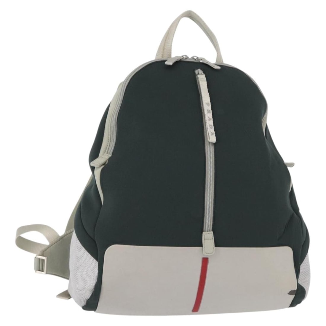 PRADA Gray Nylon Sports Backpack Authentic BA7498: PRADA Gray Nylon Sports Backpack Authentic BA7498 This PRADA Sports Backpack is a stylish and functional accessory crafted from durable gray nylon, perfect for everyday use or outdoor activities. Meas