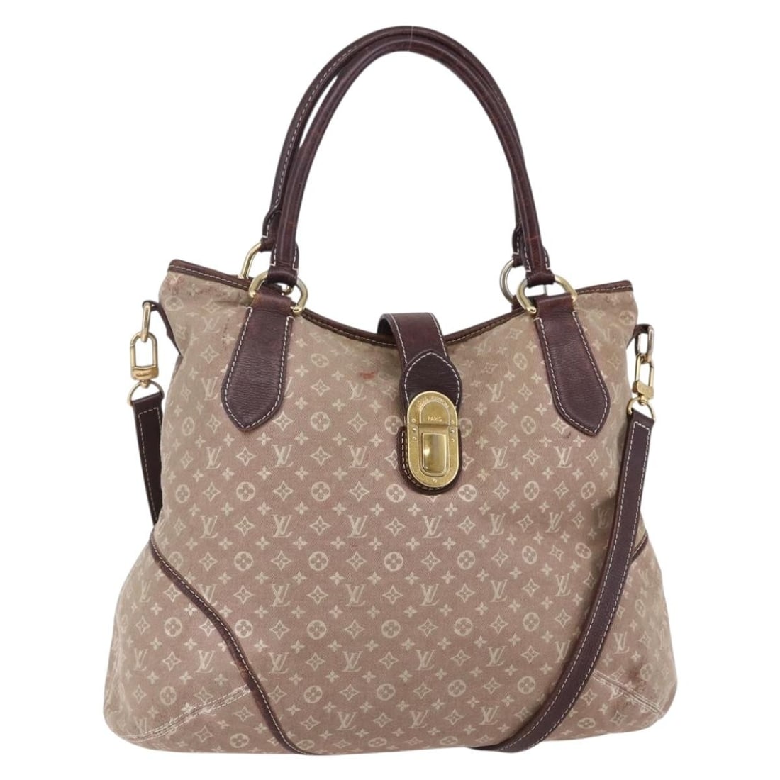 LOUIS VUITTON Monogram Idylle Elegy Hand Bag Red Sepia M56698 Auth: LOUIS VUITTON Monogram Idylle Elegy Hand Bag Red Sepia M56698 Auth Introducing the LOUIS VUITTON Monogram Idylle Elegy Hand Bag, a stylish accessory crafted from premium Monogram Idylle Canvas in an e