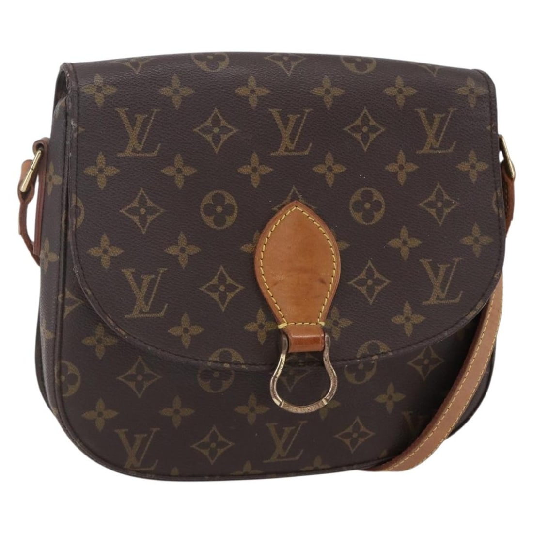LOUIS VUITTON Monogram Saint Cloud GM Shoulder Bag M51242 Auth: LOUIS VUITTON Monogram Saint Cloud GM Shoulder Bag M51242 Auth Introducing the LOUIS VUITTON Monogram Saint Cloud GM Shoulder Bag, a timeless accessory crafted from durable Monogram Canvas. This styli
