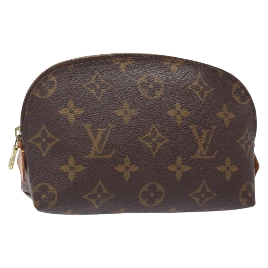 LOUIS VUITTON Monogram Cosmetic Pouch M43998 Made in Spain: LOUIS VUITTON Monogram Cosmetic Pouch M43998 Made in Spain Introducing the LOUIS VUITTON Monogram Pochette Cosmetic PM Pouch, a quintessential accessory for the stylish individual. Crafted in Spain fr