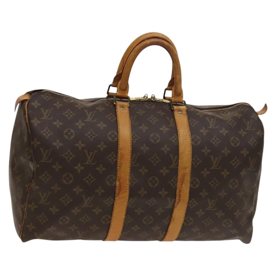 LOUIS VUITTON Monogram Keepall 45 Boston Bag M41428 Made in France (1 of 18)