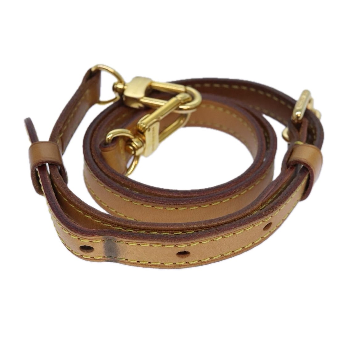 Louis Vuitton Beige Leather Adjustable Shoulder Strap 31.1-36.6 Inches (1 of 11)