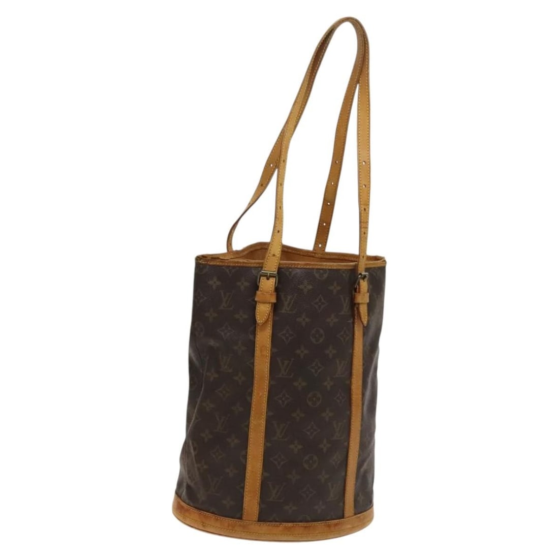 LOUIS VUITTON Monogram Bucket GM Shoulder Bag M42236 Vintage Auth (1 of 18)
