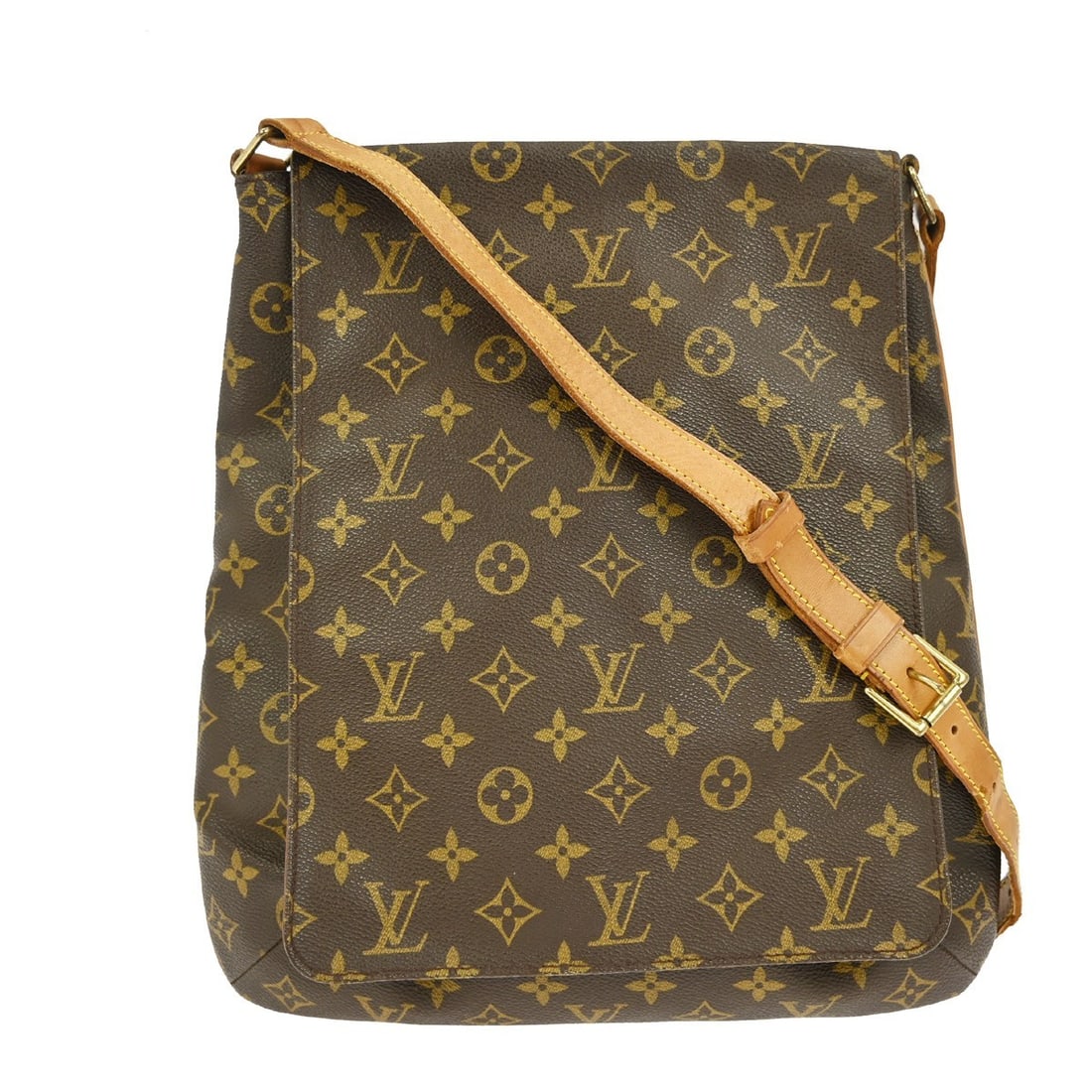 Louis Vuitton Monogram Musette Shoulder Bag M51256 Vintage Brown Canvas (1 of 11)